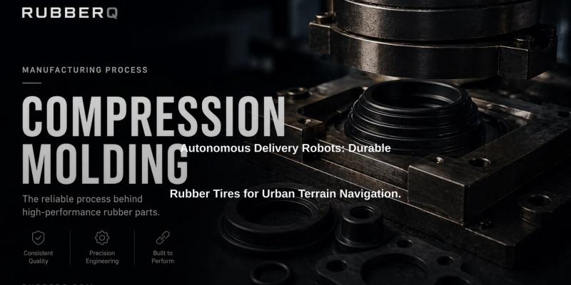Autonomous Delivery Robots: Durable Rubber Tires for Urban Terrain Navigation.