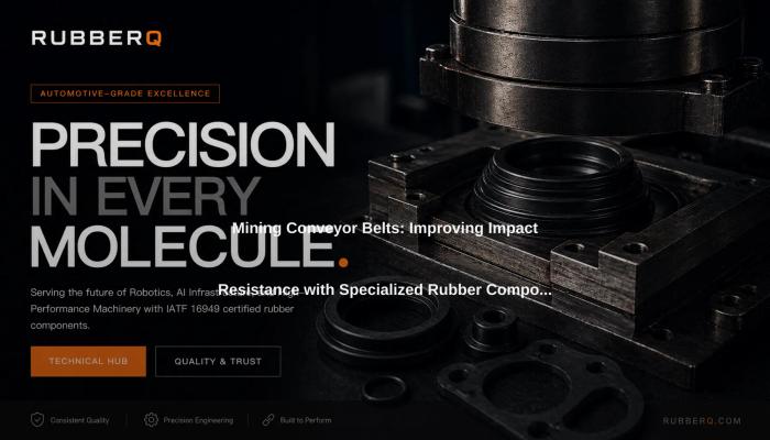 Mining Conveyor Belts: Improving Impact Resistance with Specialized Rubber Compounds.