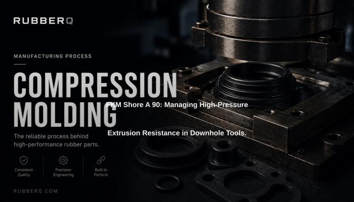 FKM Shore A 90: Managing High-Pressure Extrusion Resistance in Downhole Tools.