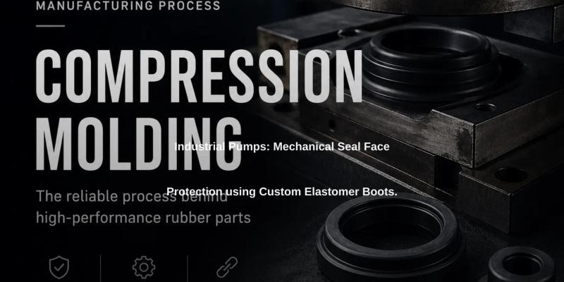 Industrial Pumps: Mechanical Seal Face Protection using Custom Elastomer Boots.