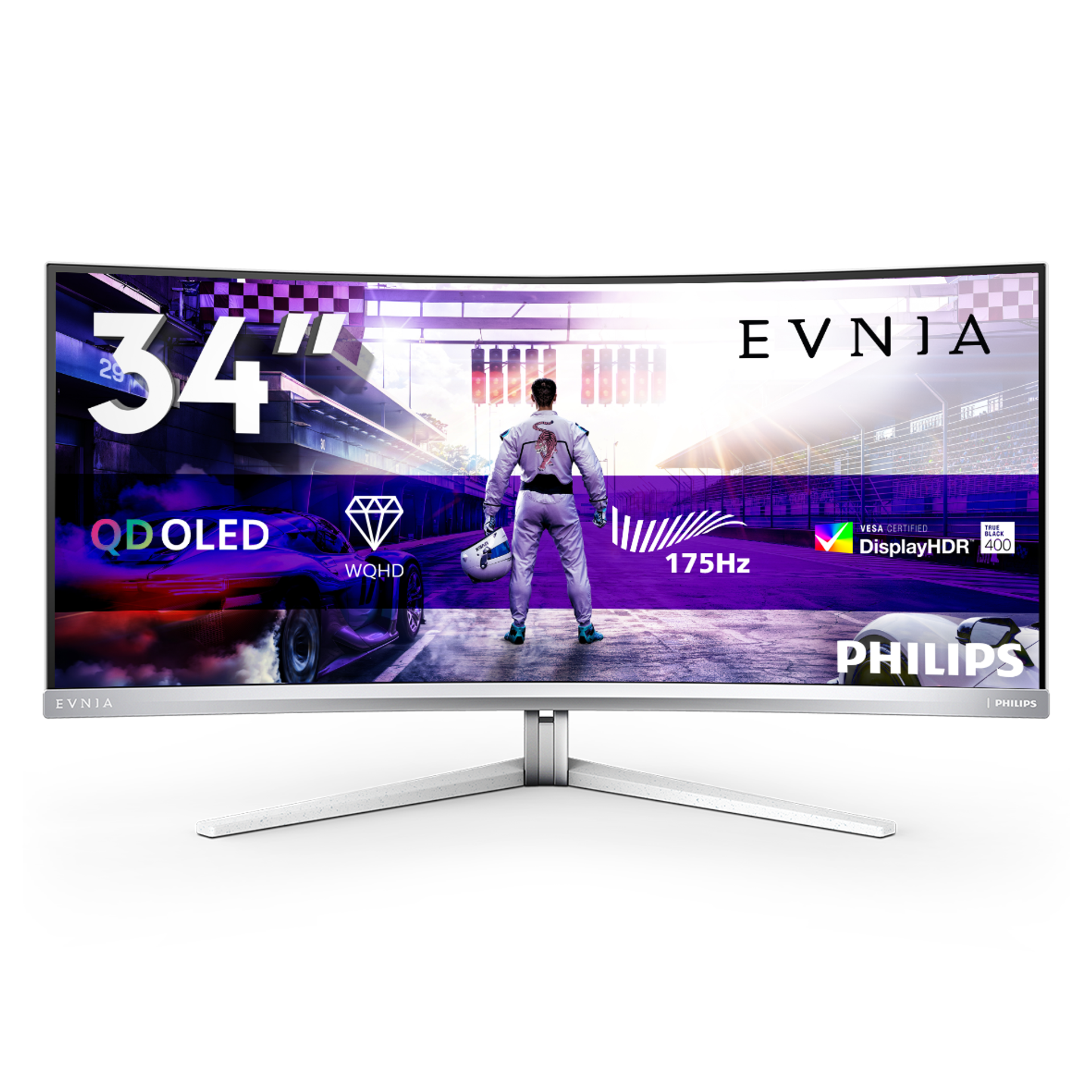 Curved Gaming Monitor 34M2C7600MV Játékhoz tervezett WQHD-monitor