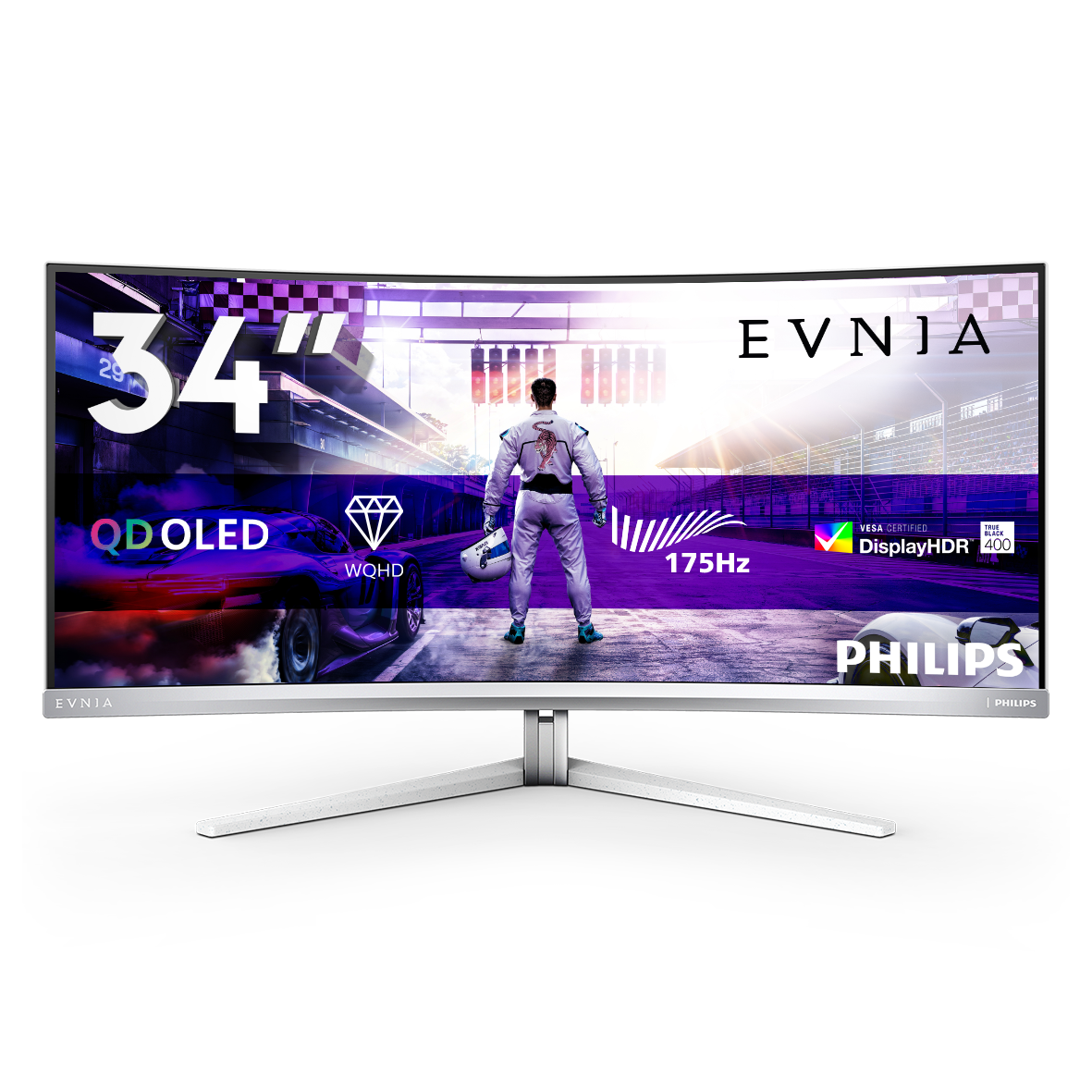 Curved Gaming Monitor 34M2C7600MV Játékhoz tervezett WQHD-monitor