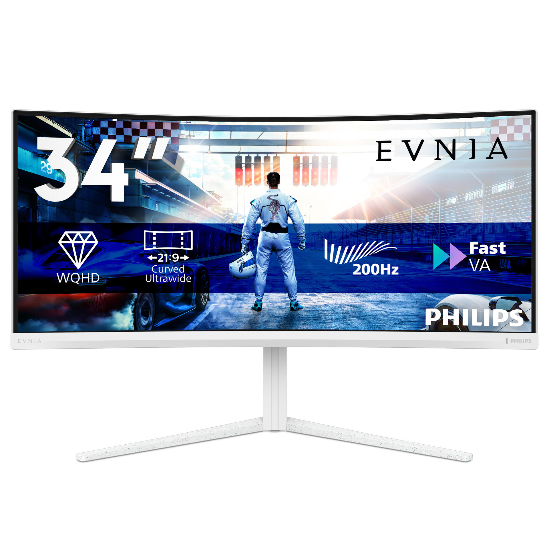 Monitor de gaming Fast VA 34M2C5601QA Monitor de gaming WQHD