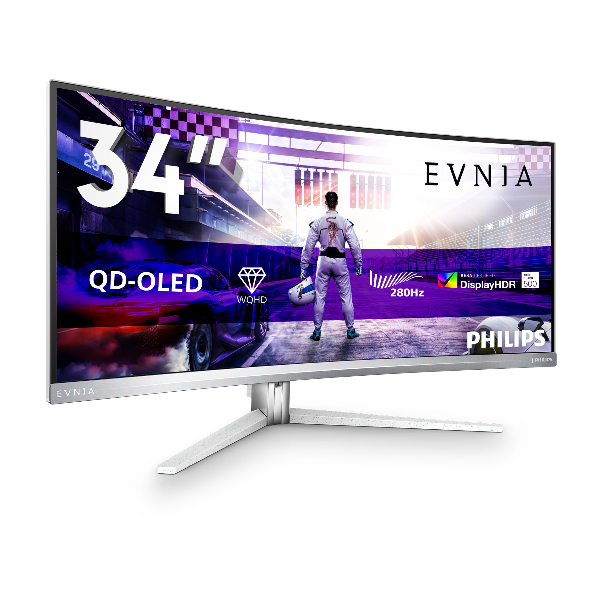 WQHD gaming monitor 34M2C8600P Moniteur gaming QD-OLED