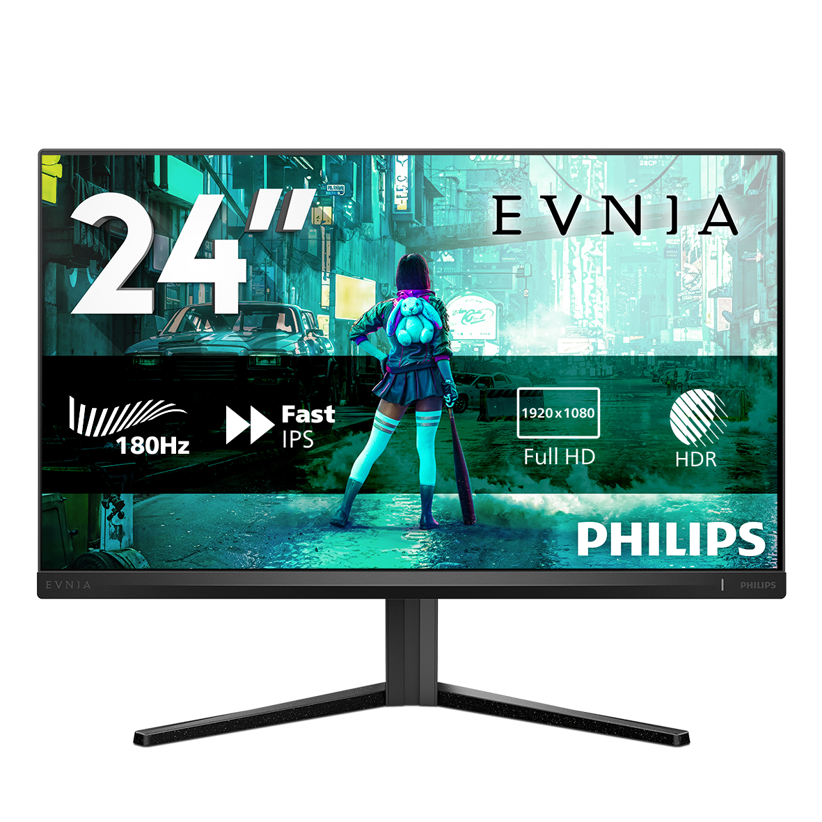Fast IPS Gaming monitor 24M2N3200S Full HD LCD-spilskærm