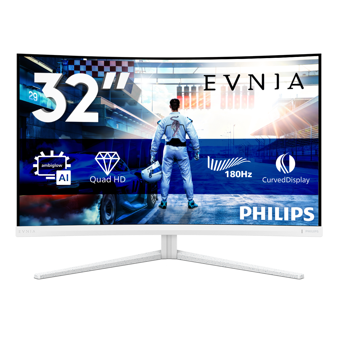 Curved Fast VA Gaming monitor 32M2C5501 Quad HD-spilskærm