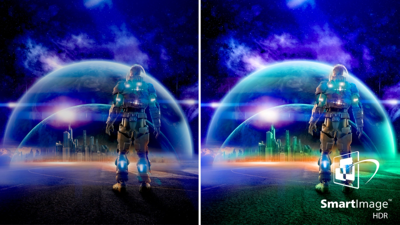 SmartImage HDR 让您观看 HDR 内容时获得出色体验