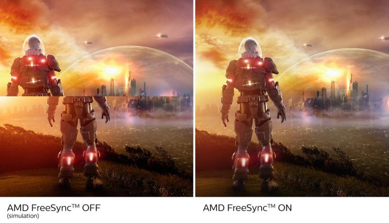 AMD FreeSync™ Premium; tear-free, stutter-free, fluid gaming