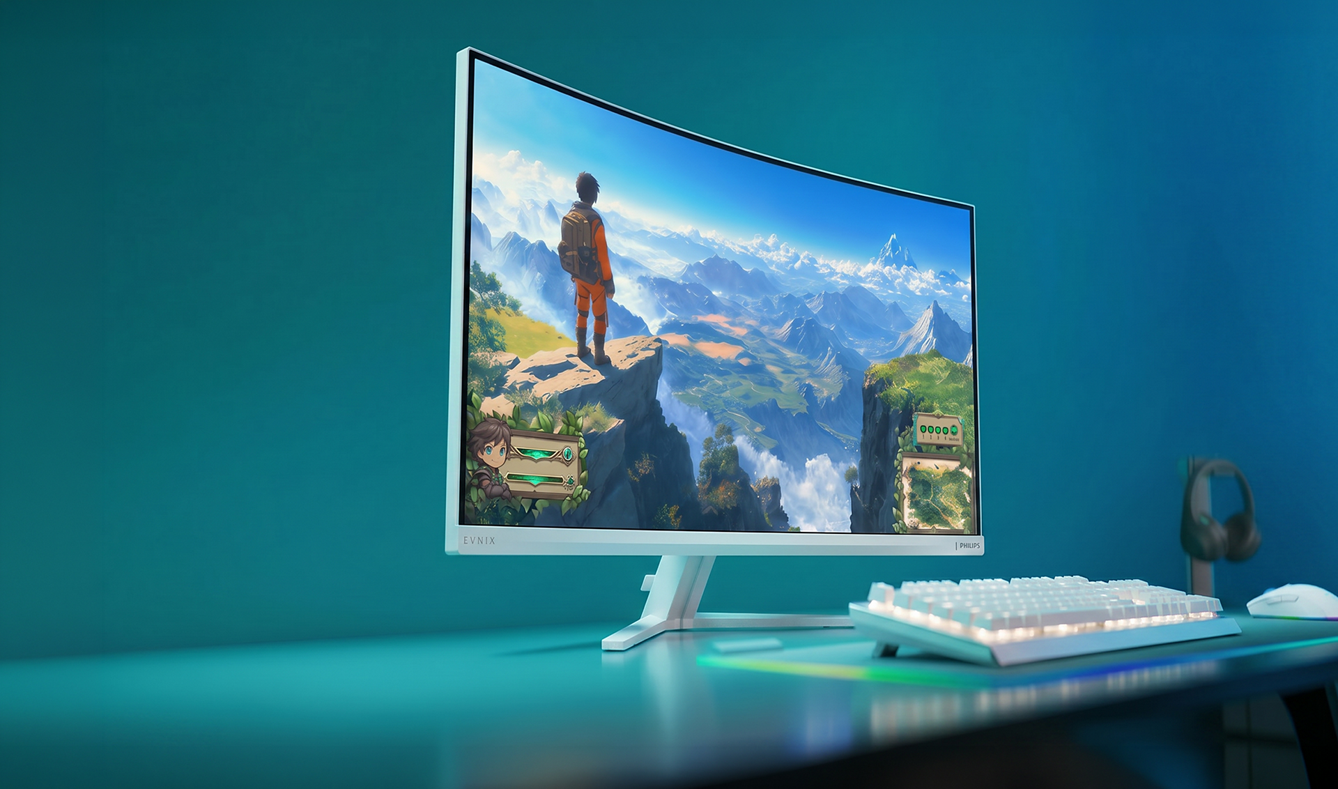 Curved Fast VA Gaming monitor 34M2C3591L WQHD gaming monitor
