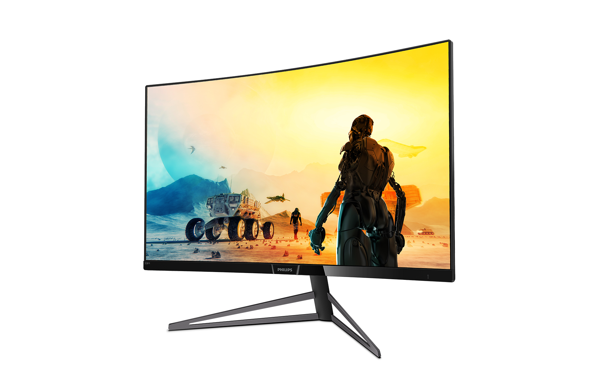 Gaming Monitor 328M6FJMB Curved QHD LCD display with Ambiglow