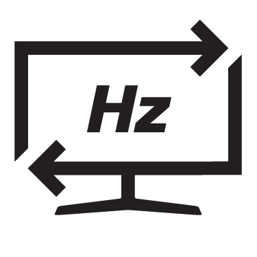 refresh rate icon hz