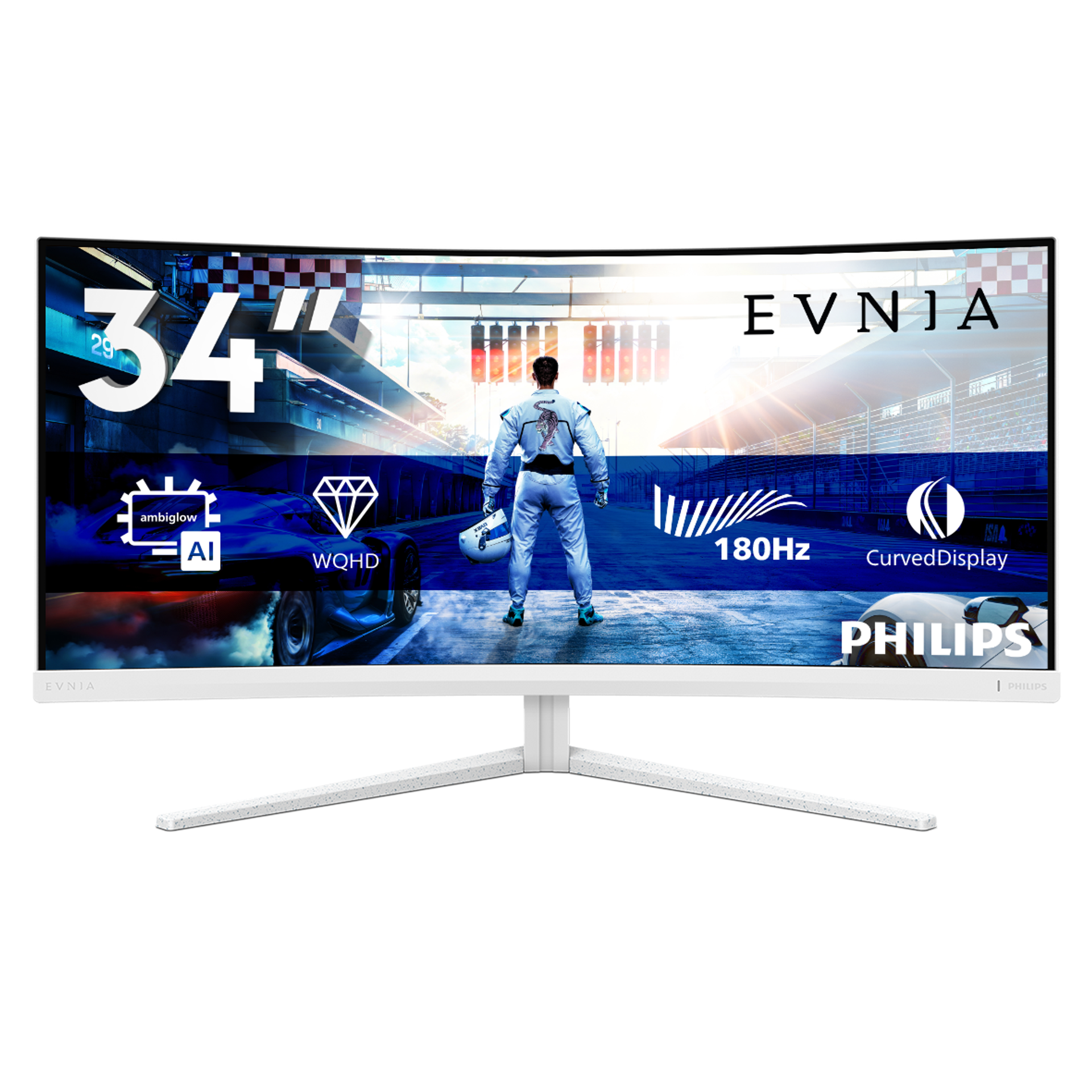 Curved Fast VA Gaming monitor 34M2C5501A WQHD oyun monitörü