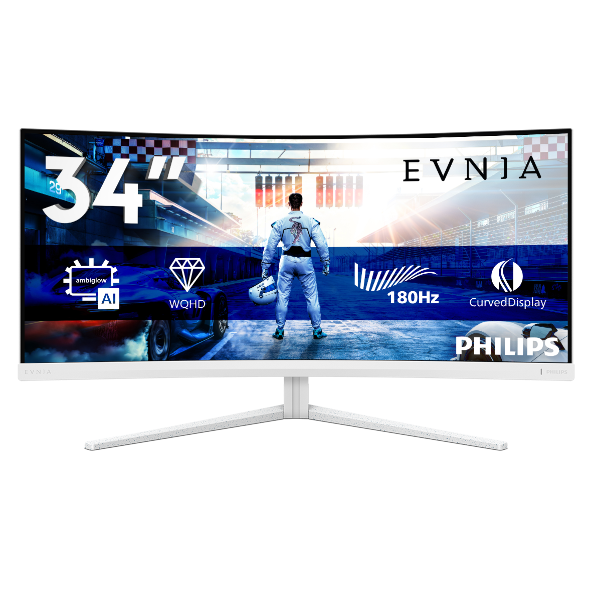 Curved Fast VA Gaming monitor 34M2C5501A WQHD oyun monitörü