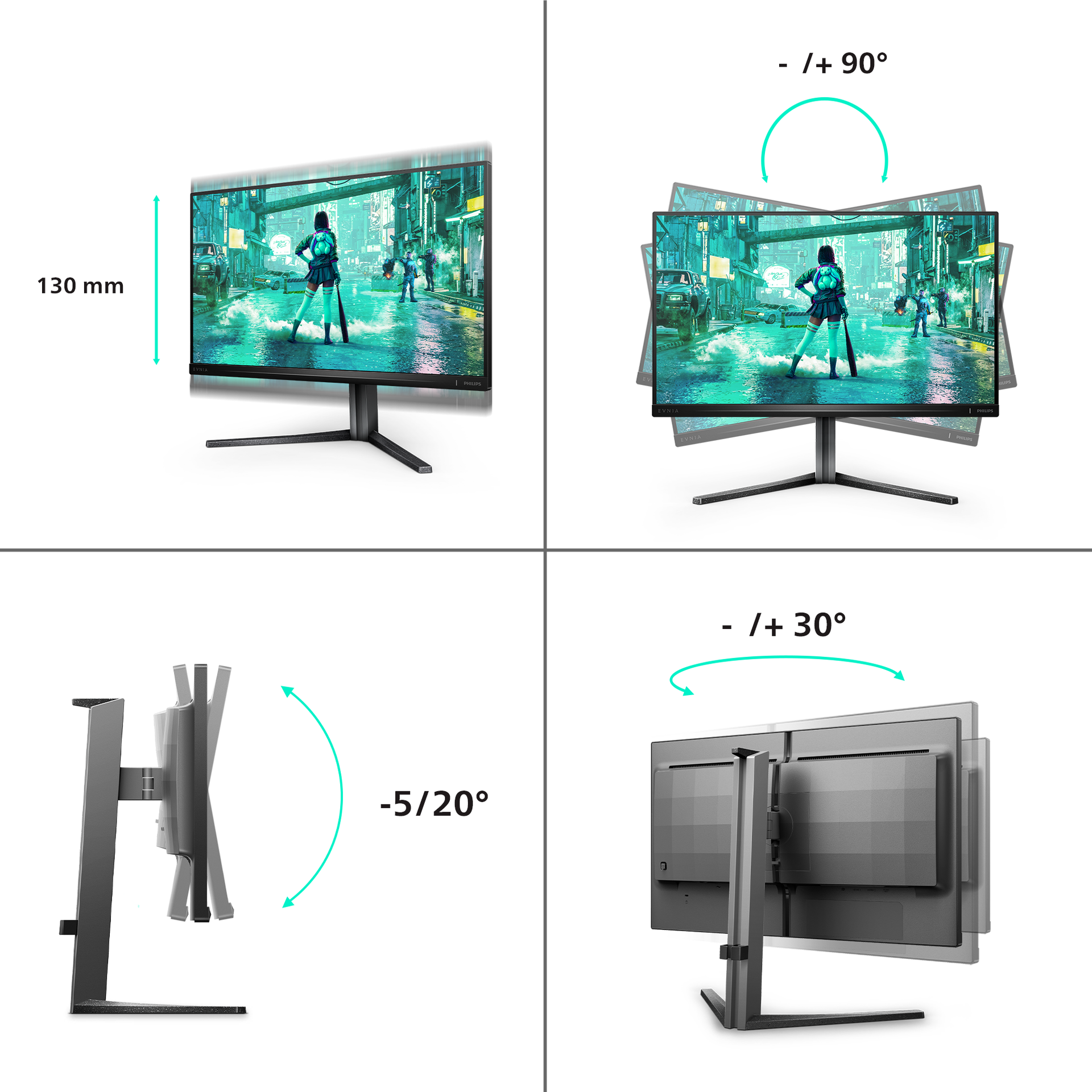 Fast IPS Gaming monitor 25M2N3200U Full HD monitors spēlēm