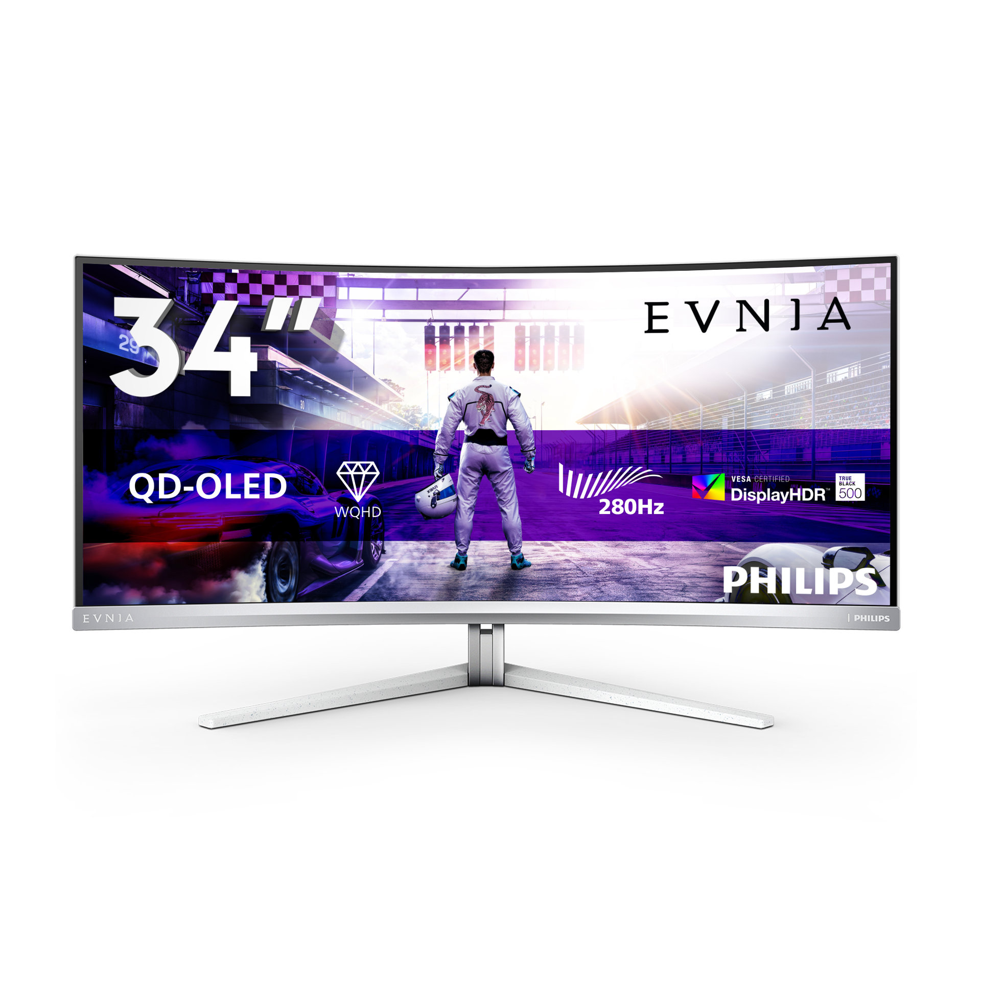 WQHD gaming monitor 34M2C8600P Moniteur gaming QD-OLED