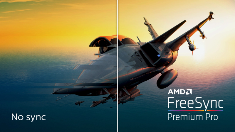 AMD FreeSync™ Premium Pro; sujuv ja väikese viiteaajaga HDR mängimine