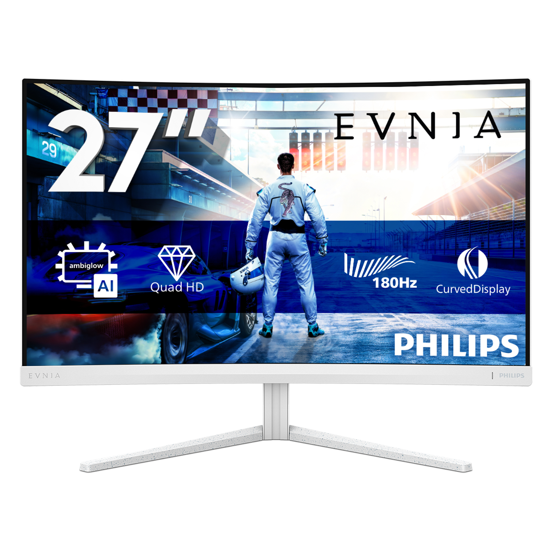 Curved Fast VA Gaming monitor 27M2C5501 „Quad HD“ žaidimų monitorius