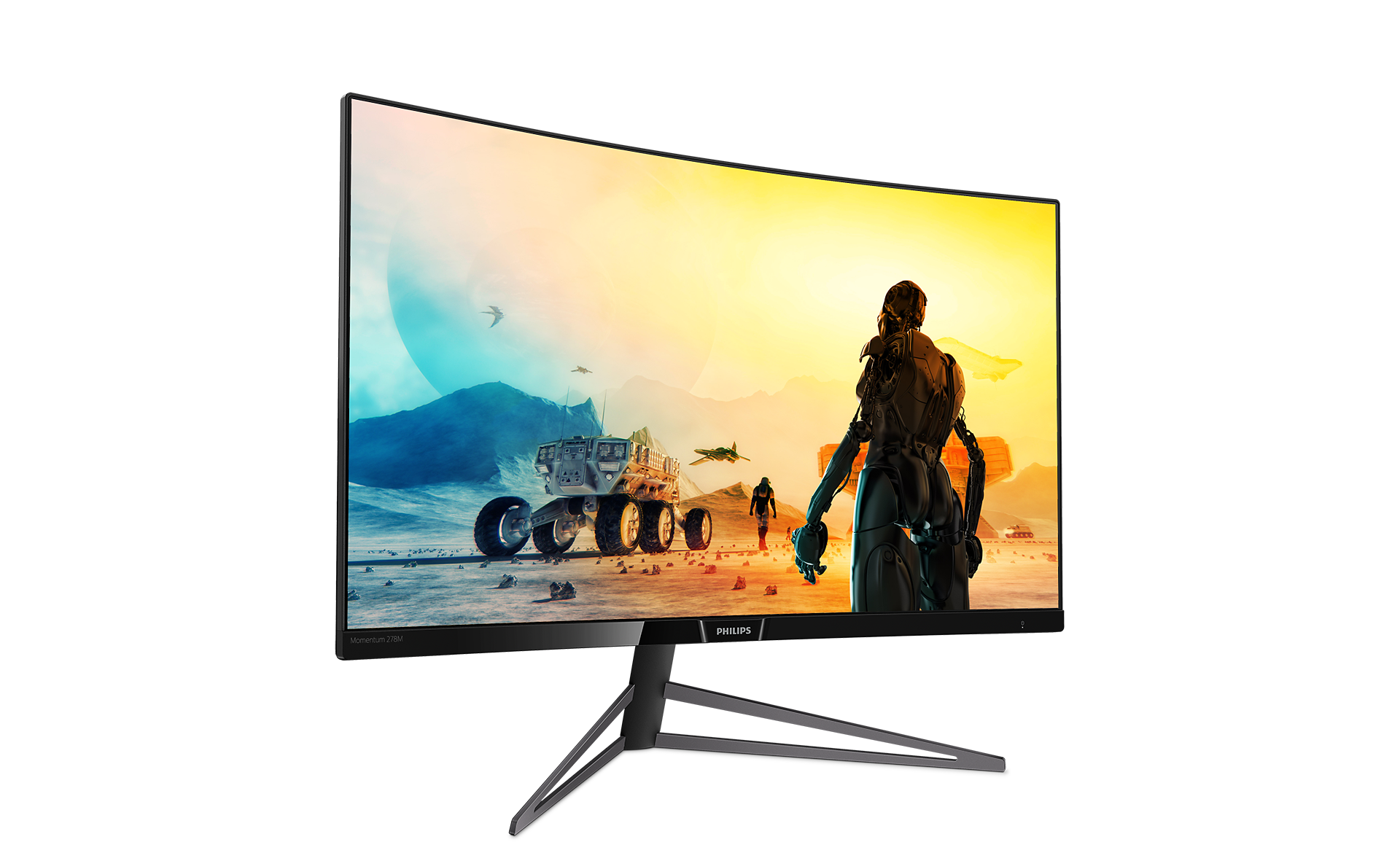 Momentum 278M6FJMB Curved QHD LCD display with Ambiglow