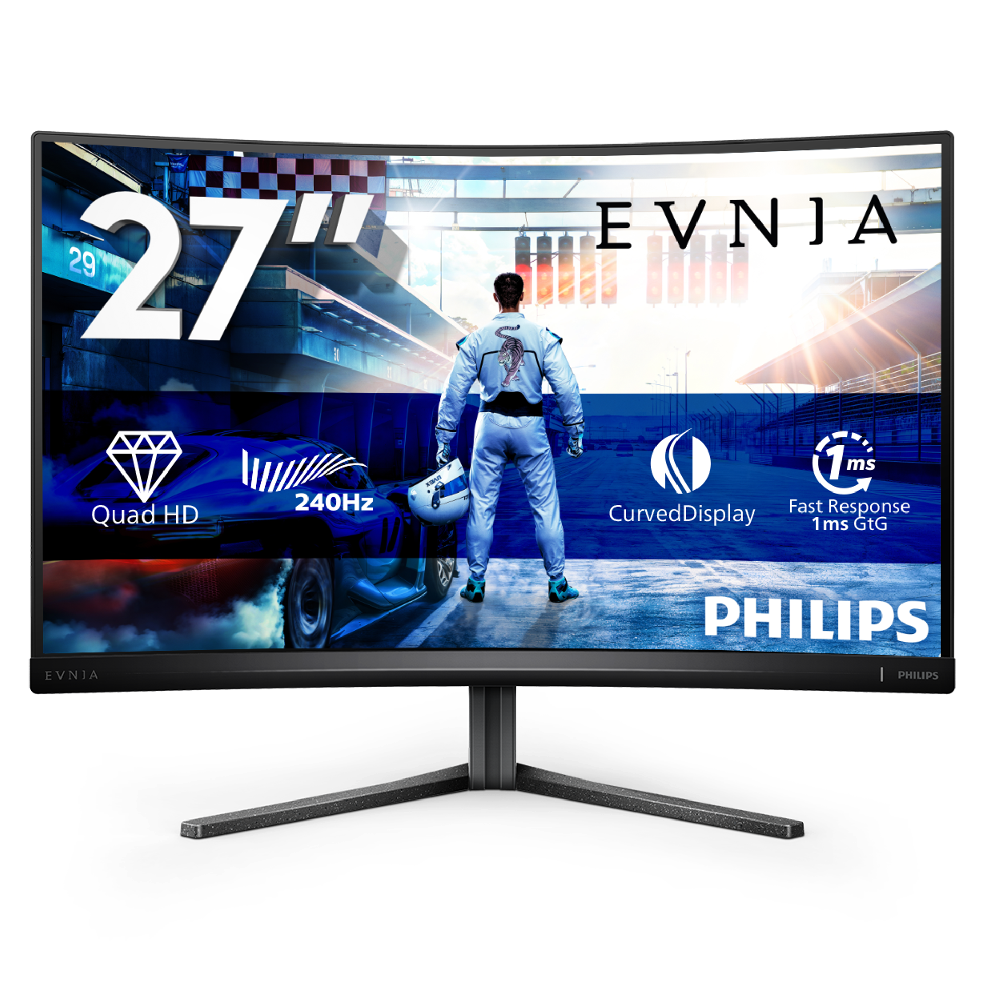 Curved Gaming Monitor 27M2C5500W Moniteur gaming Quad HD