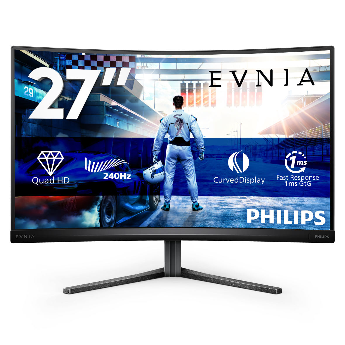 Curved Gaming Monitor 27M2C5500W Moniteur gaming Quad HD