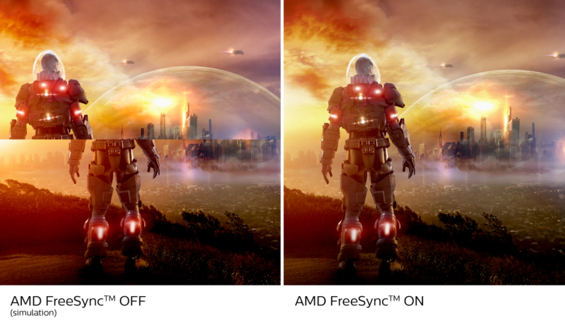 AMD FreeSync™ Premium；無撕裂、無斷續，如行雲流水的遊戲體驗