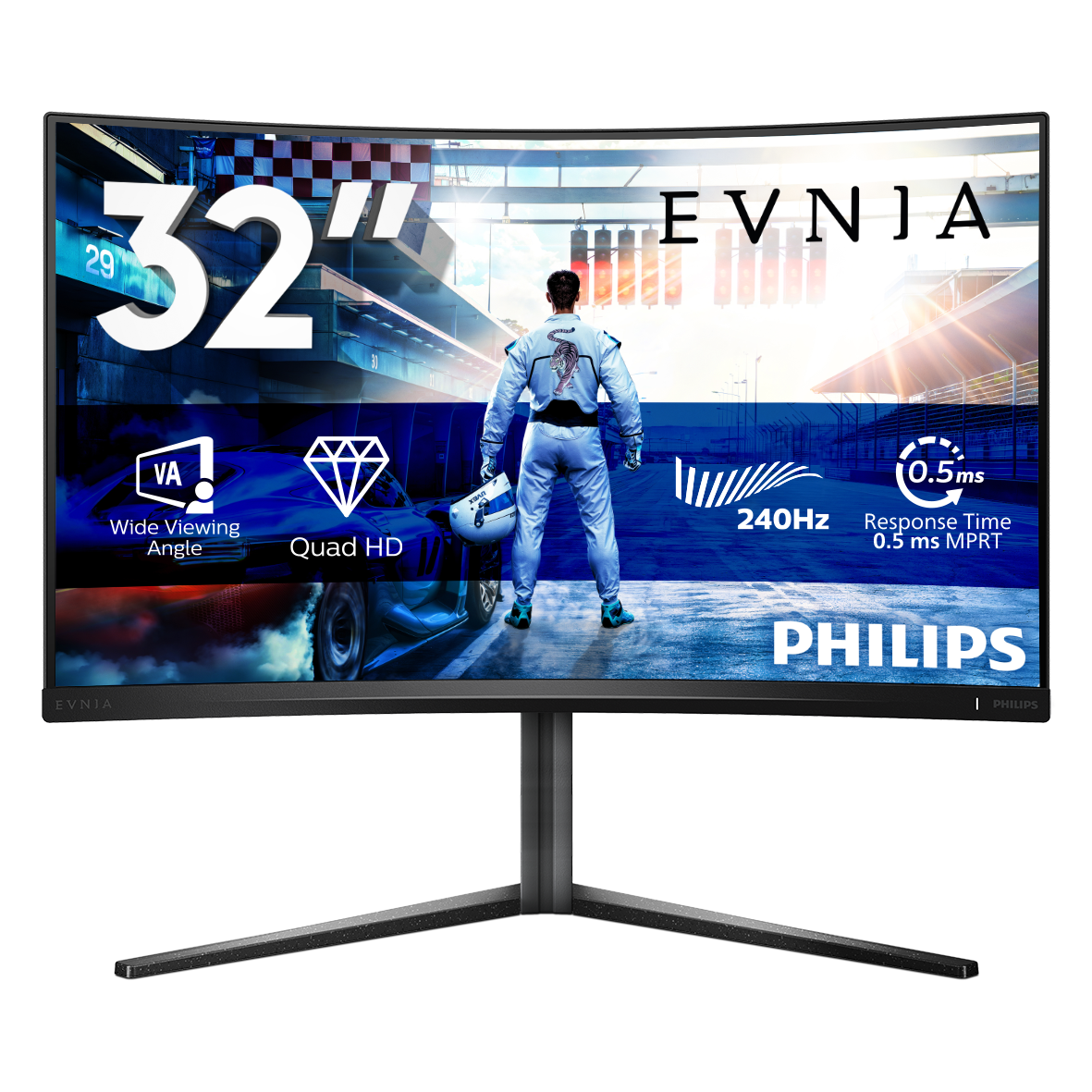 Gaming Monitor 32M2C5500W Quad HD gaming monitor