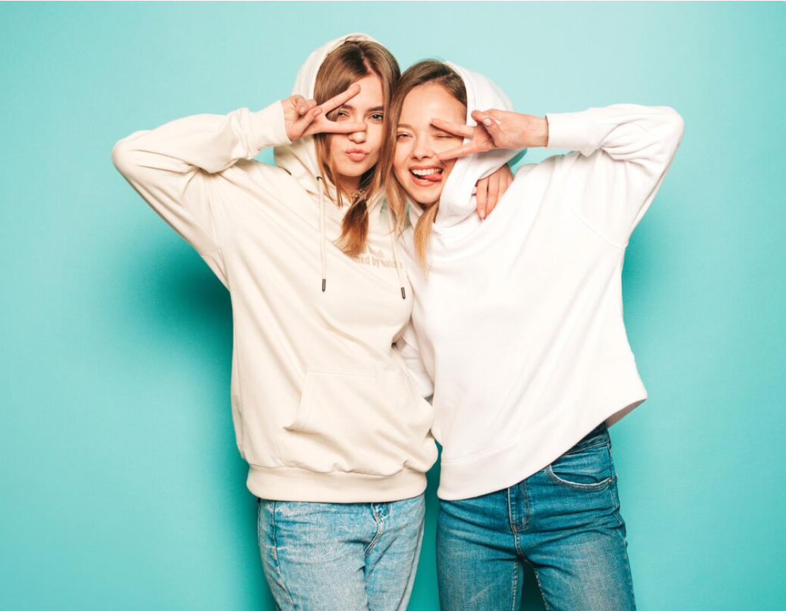 The prevalence of hoodies started