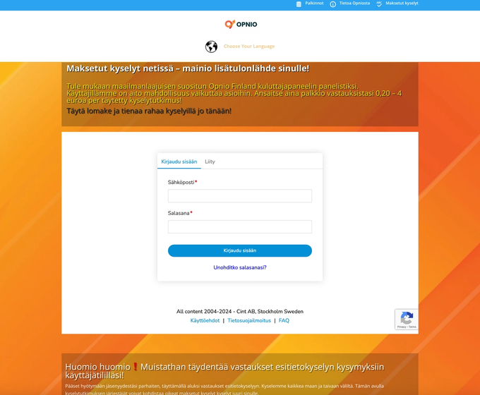 Opnio kuvakaappaus