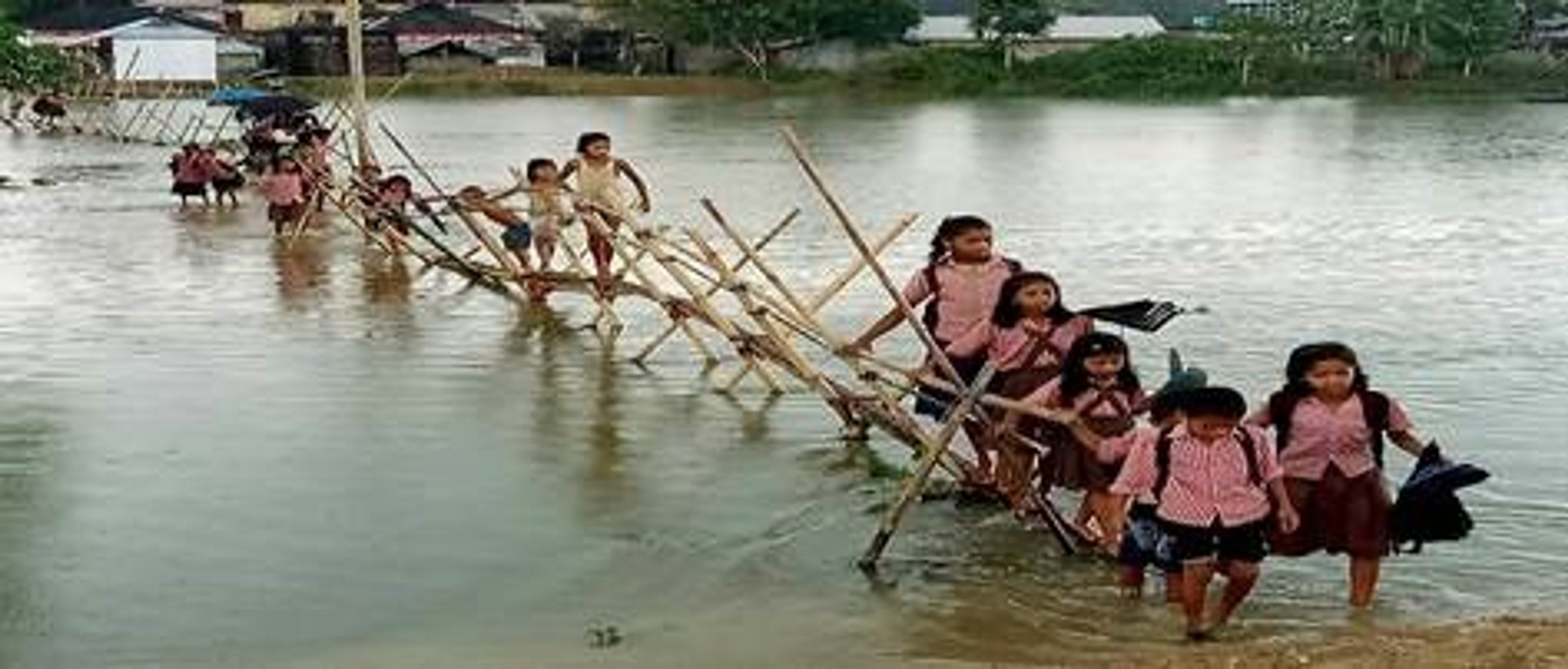On the way to school