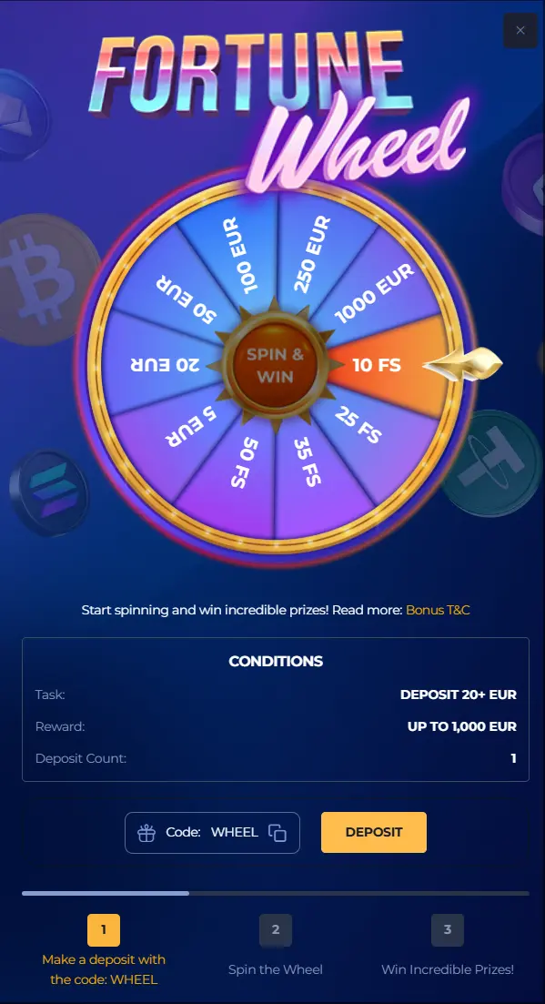 bet20 wheel of fortune
