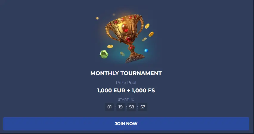 Monthly Tournament BET20