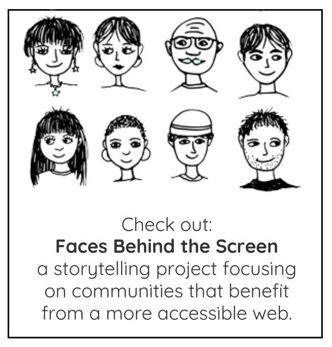 Check out Faces Behind the Screen