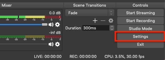 Streaming via OBS