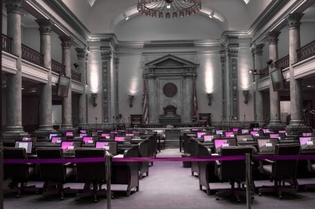 chamber of a government building