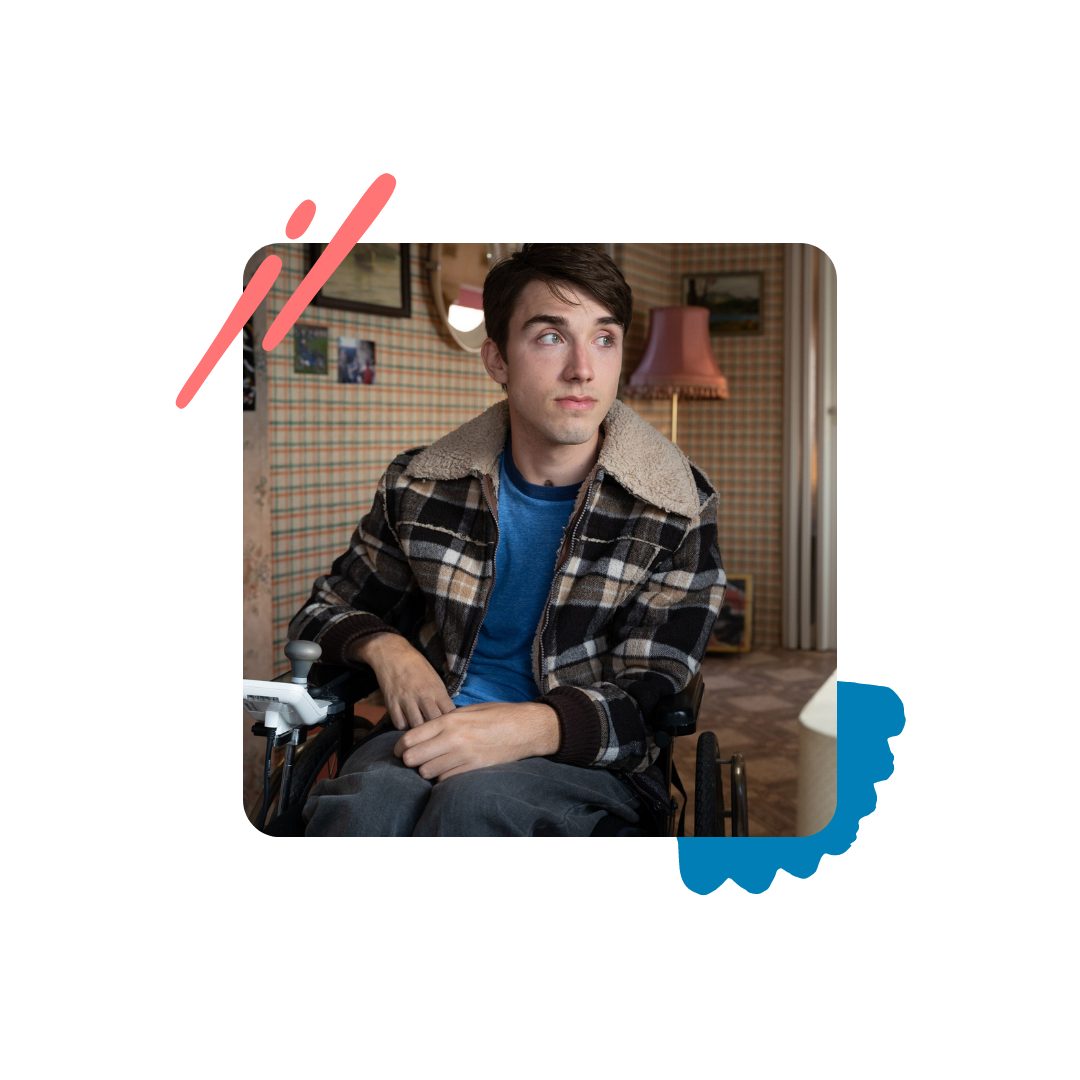 George Robinson in Netflix's Sex Education