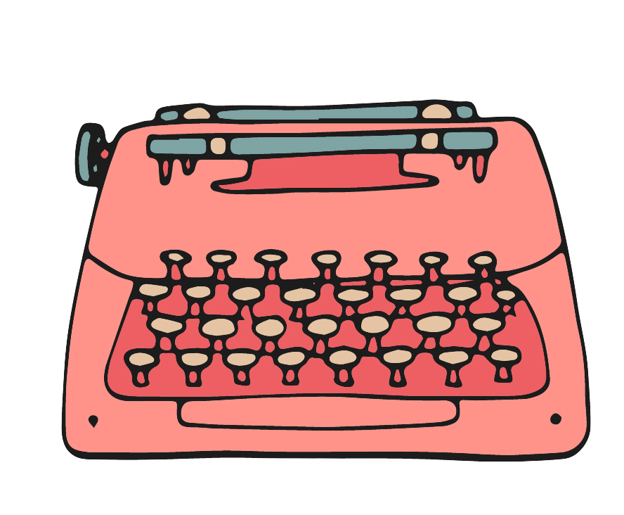 retro typewriter