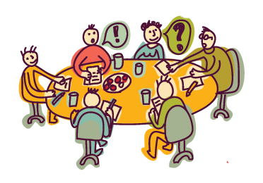 people around a table