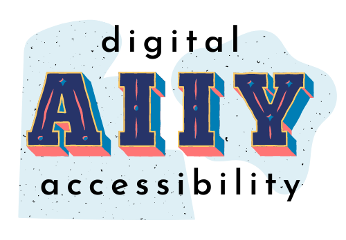 digital accessibility #a11y icon