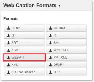 Video.js Captions & Subtitles
