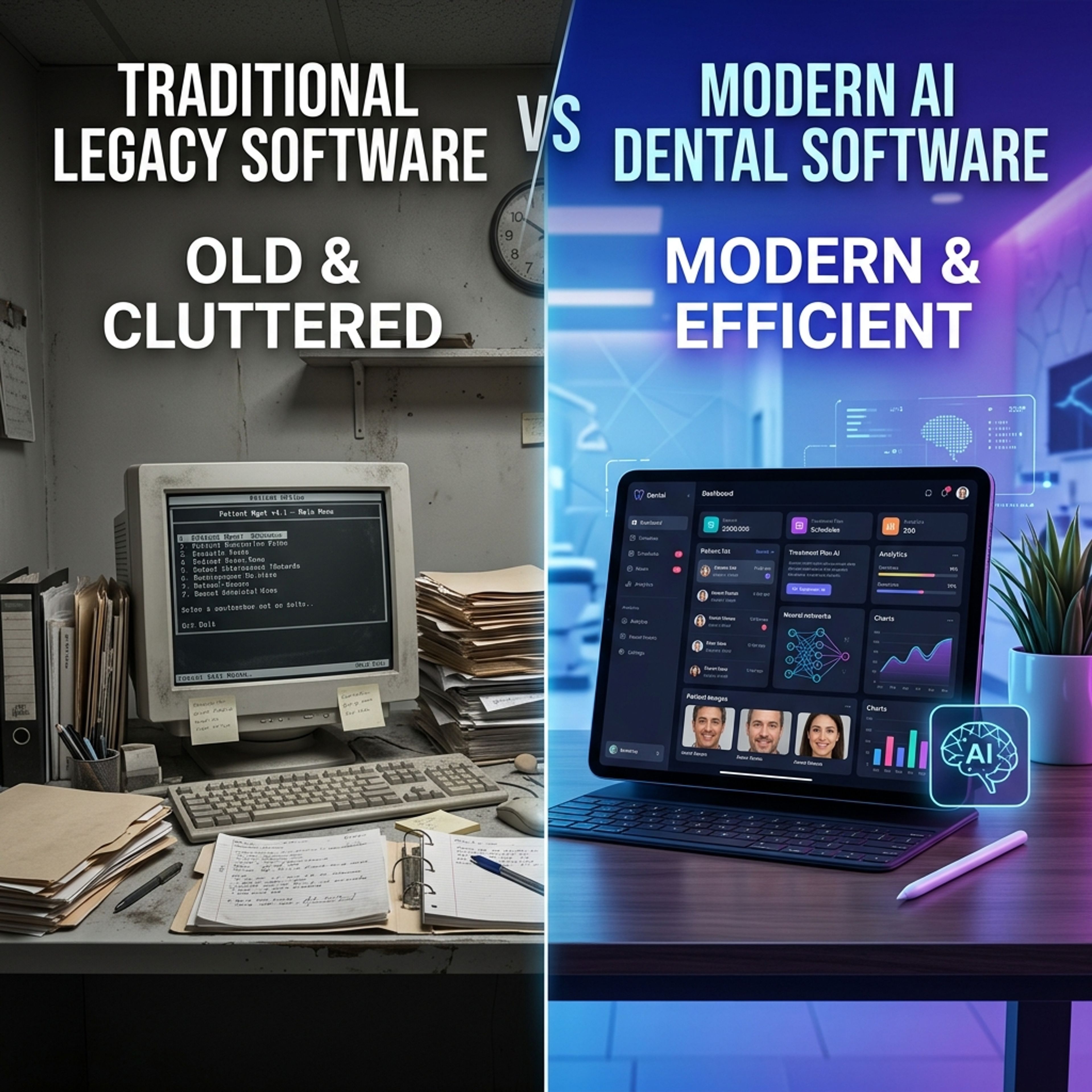 Dantasutra vs Traditional Dental Software: Why AI Makes the Difference