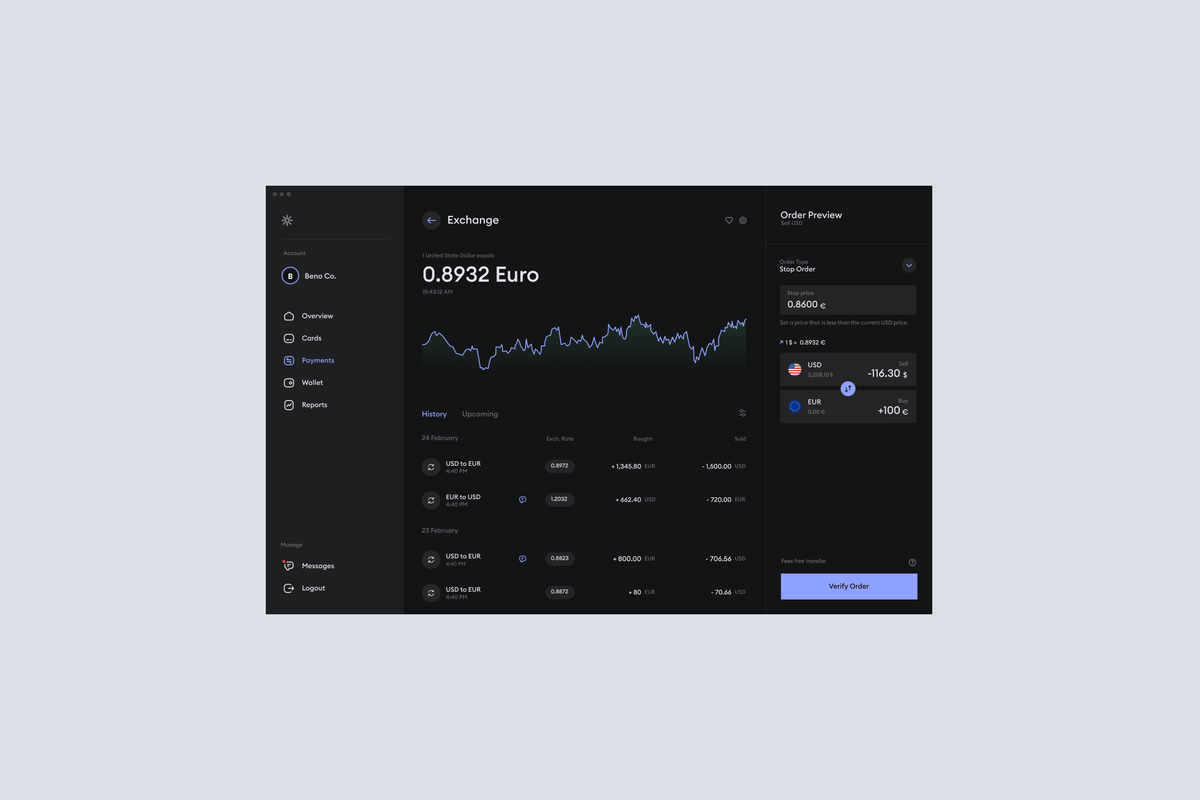 Fintech Dello Banking App. New Way to Empower Life