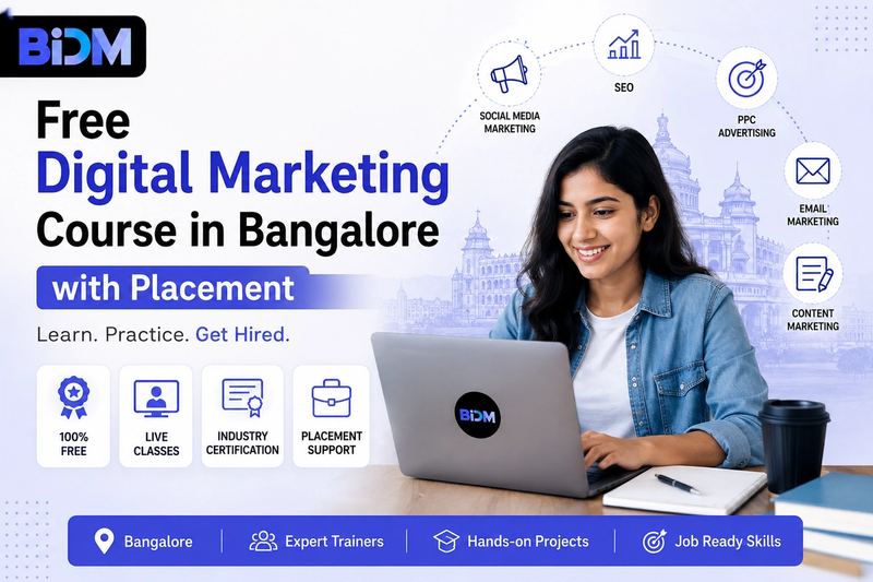 Free Digital Marketing Course in Bangalore with Placement