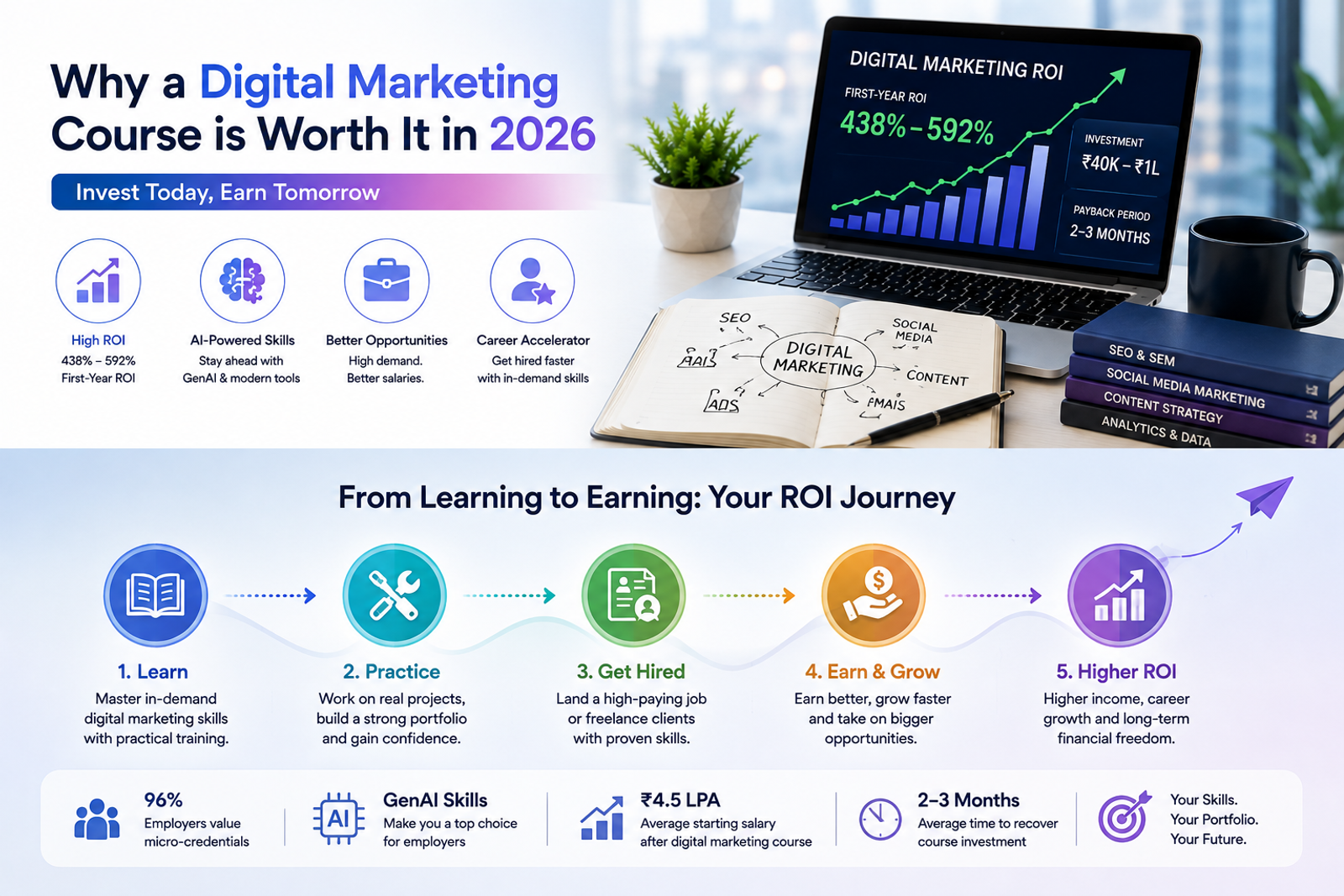 Digital Marketing Course in Bangalore: Is It Worth Doing? (Value & ROI)