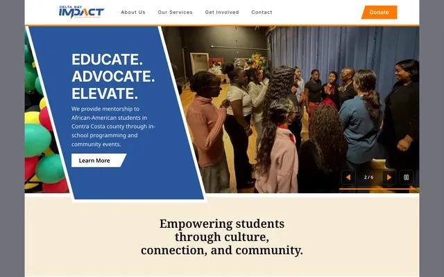 Delta Bay Impact website