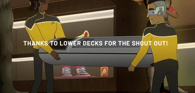 thanks to lower decks for the shout out!