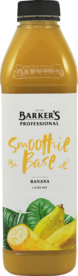 Barker's Professional Banana Smoothie Bases 1kg
