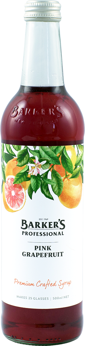 Barker's Professional Pink Grapefruit Premium Crafted Syrup 500ml