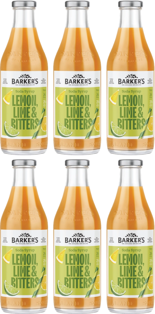 Lemon, Lime & Bitters Soda Syrup (6x710ml)