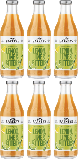 Lemon, Lime & Bitters Soda Syrup (6x710ml)
