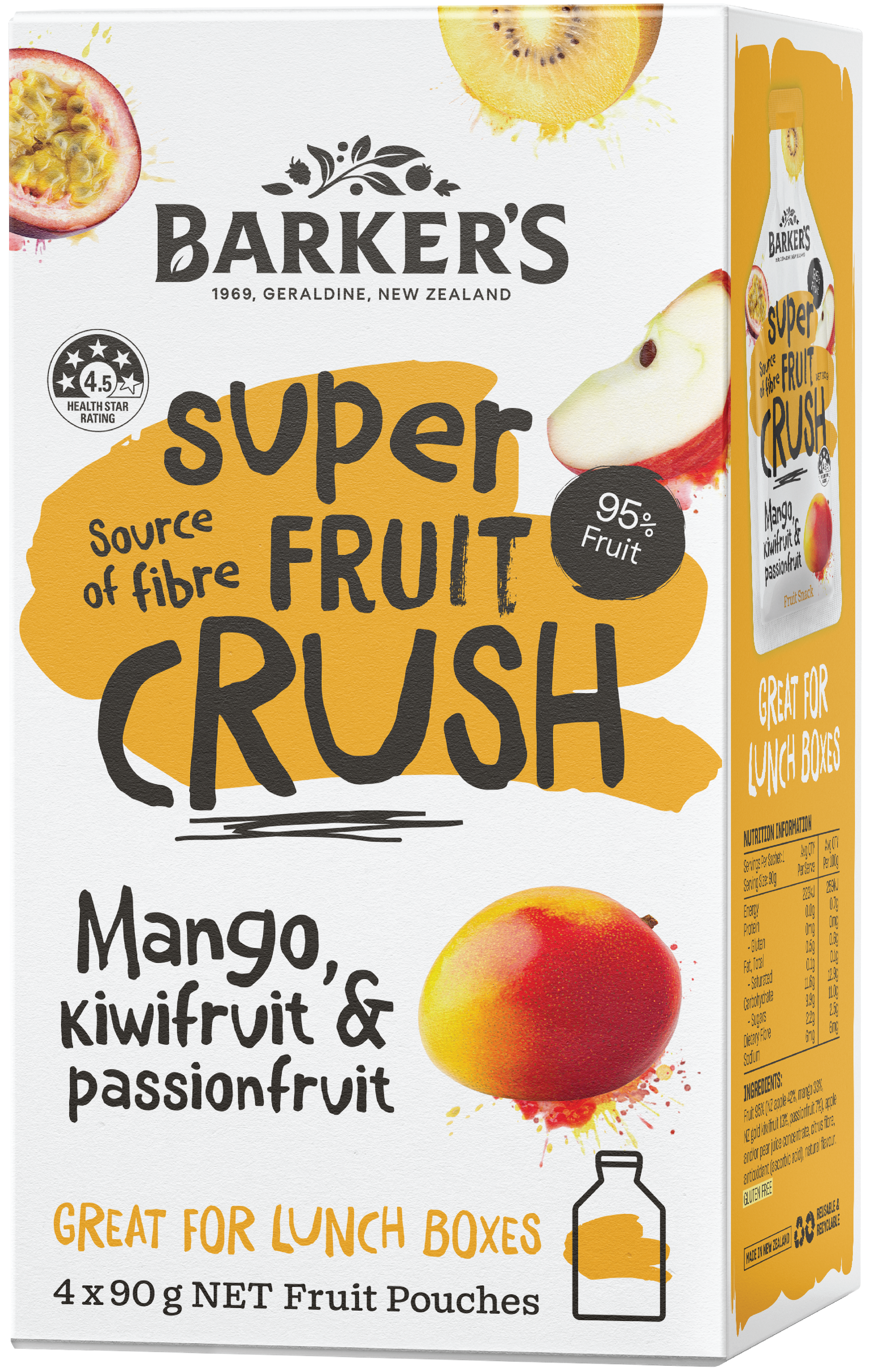 Mango, Kiwifruit & Passionfruit Super Fruit Crush Multipack